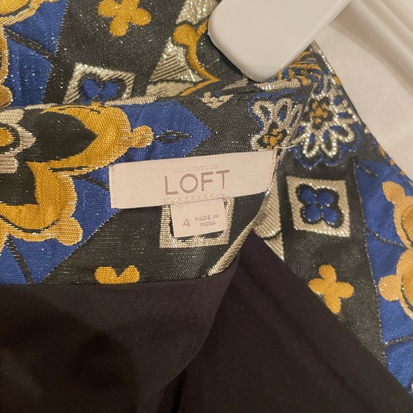 LOFT mini jacquard skirt - Picture 4 of 5